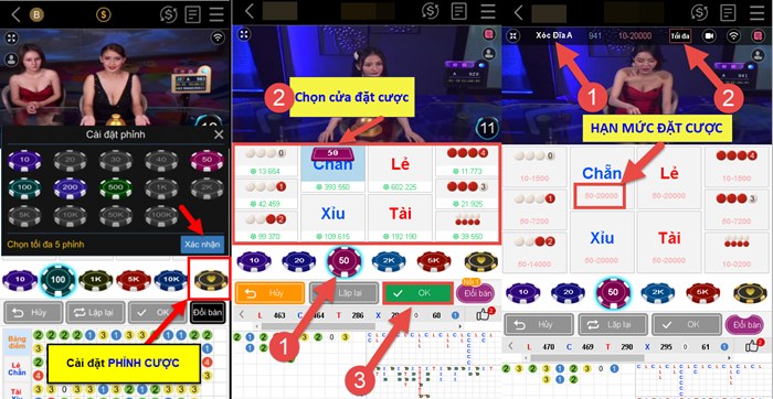 Xóc đĩa Ku casino - Trò chơi mà bạn không nên bỏ lỡ Các bước đặt cược tại xóc đĩa Ku casino
