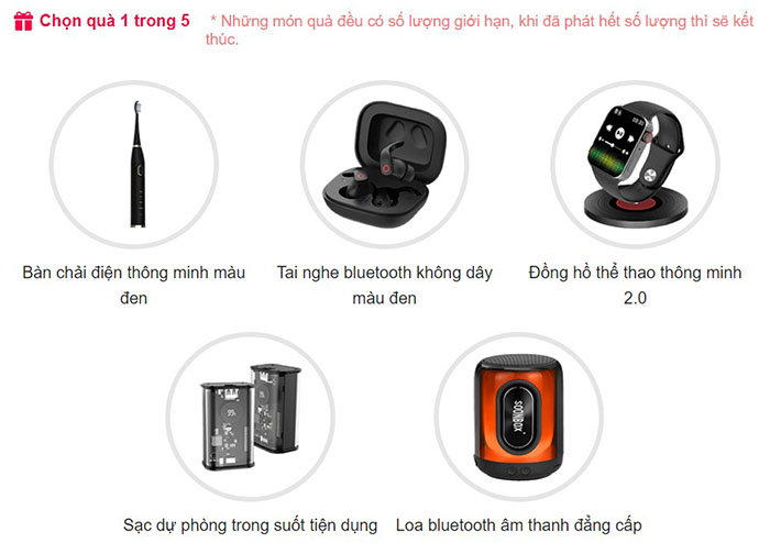 Khuyến mãi Ku casino Chương trình 5 chọn 1