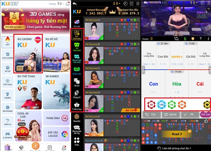 Tìm hiểu về game bài trực tuyến Ku casino hot nhất hiện nay Hướng dẫn cách tham gia chơi game bài tại Kubet