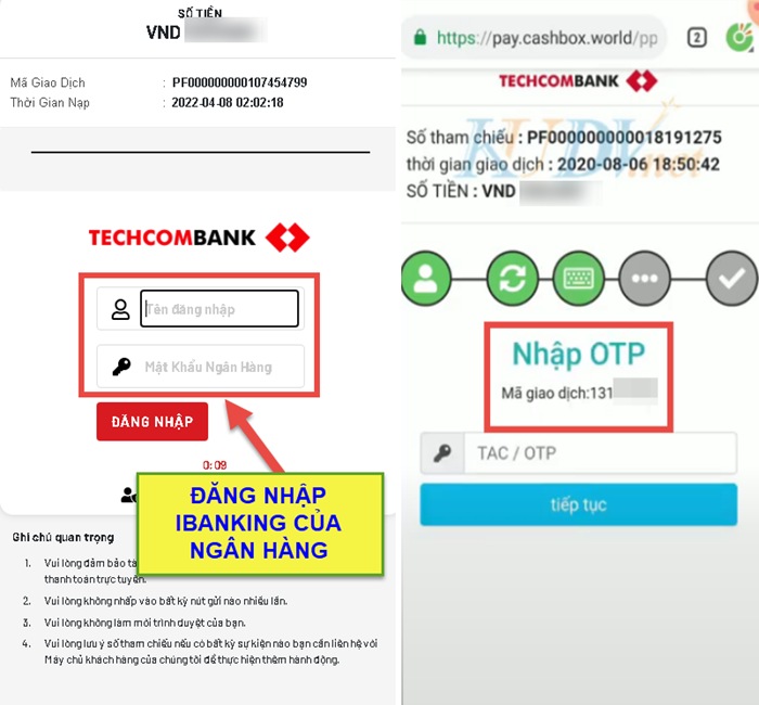 Nạp tiền Ku casino Đăng nhập internet banking và chuyển tiền