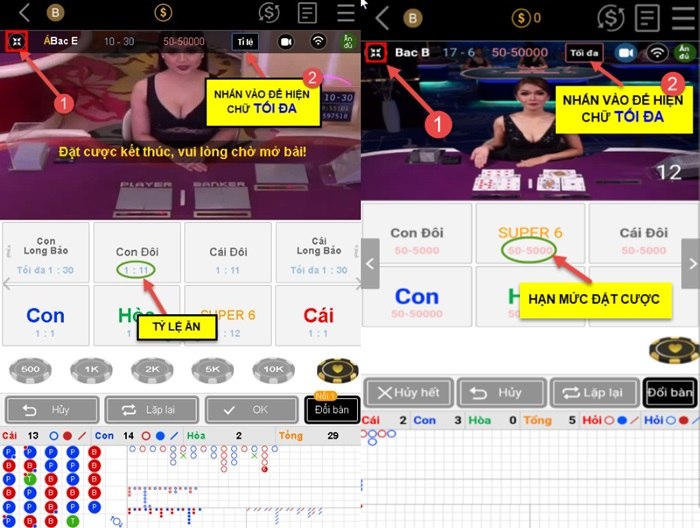 Tìm hiểu Baccarat Ku Casino được yêu thích nhất 2023 Tỷ lệ ăn cược và giới hạn cược